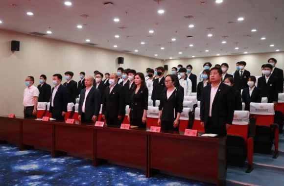 汇聚青春正能量 共建美好新明天丨我们团委学生进行换届仪式